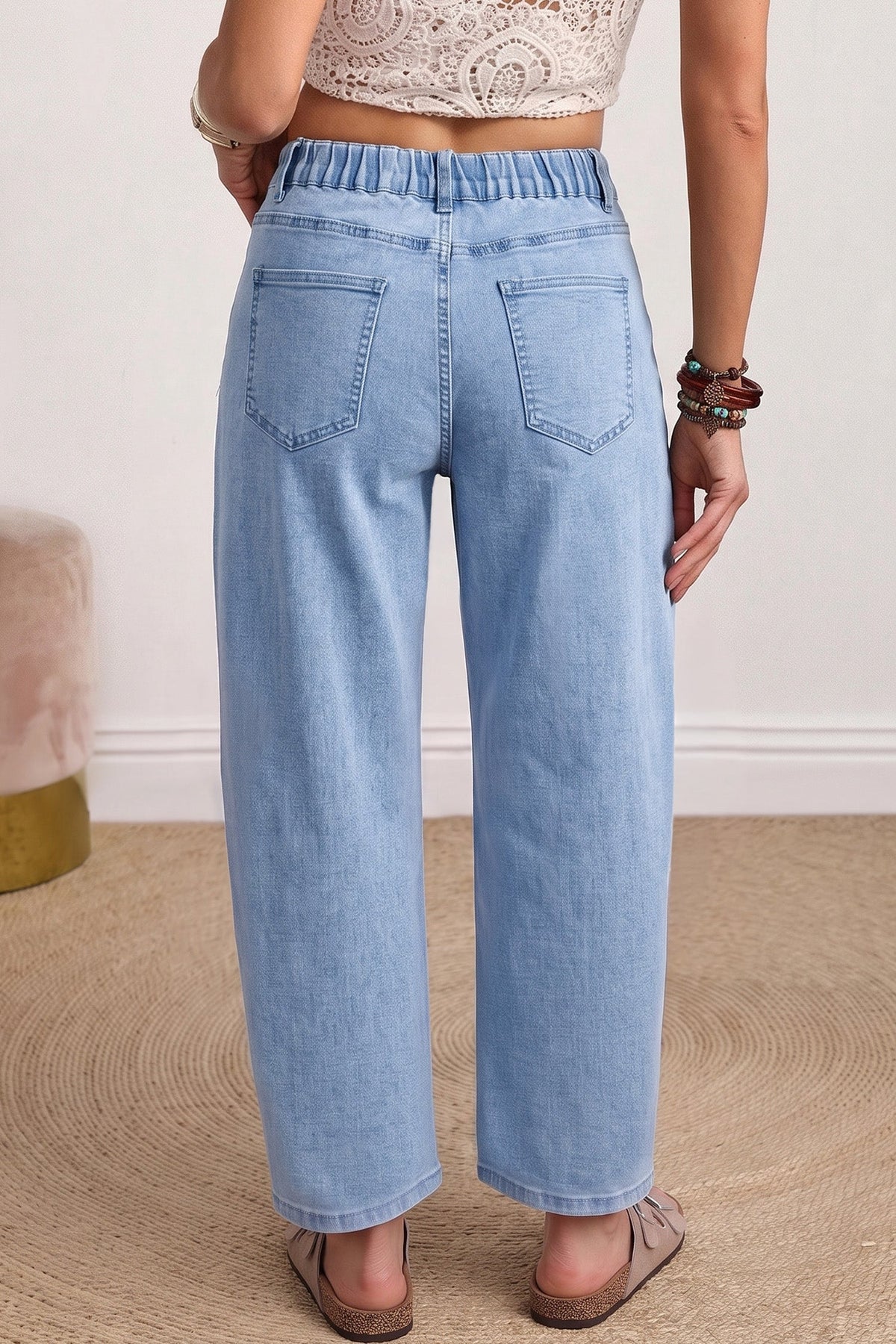 Briar Barrel Jeans | Patch Pocket Denim