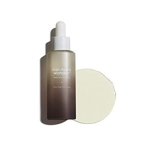 HARUHARU Black Rice Facial Oil, 1.01 fl.oz, Skin Barrier, Vegan