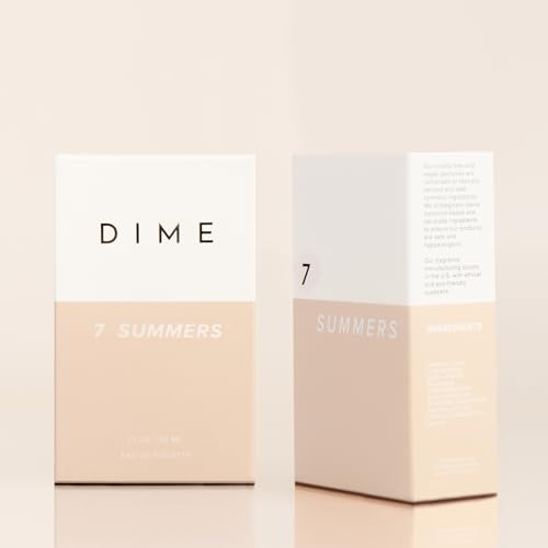 DIME Beauty 7 Summers Perfume for Women - Sweet Floral Eau de Toilette with Bergamot, Vanilla Orchid and Coconut, Clean, Vegan, Cruelty-Free Fragrance, 1.7 oz / 50 ml