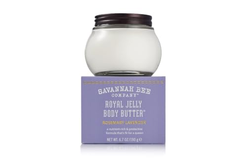 Savannah Bee Company Royal Jelly Body Butter, Rosemary Lavender, 6.7 oz