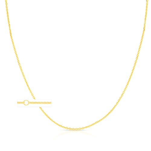 Floreo Italian 14k Yellow Gold 15mm Reversible Sun & Moon Medallion Charm Pendant with Necklace, 16-20 Inch