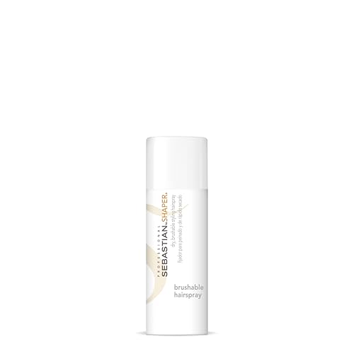 Sebastian Professional Shaper Mini Hairspray, 50 VOC% | Flexible to Medium Hold | Brushable with Control | Travel Size, 1.5 oz