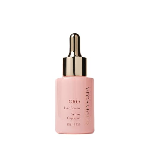 VEGAMOUR GRO Hair & Scalp Serum for Women & Men - Reduces Shedding, Fuller-Looking Hair, Lightweight Non-Oily Formula, Bergamot Scent, Vegan & Cruelty-Free
