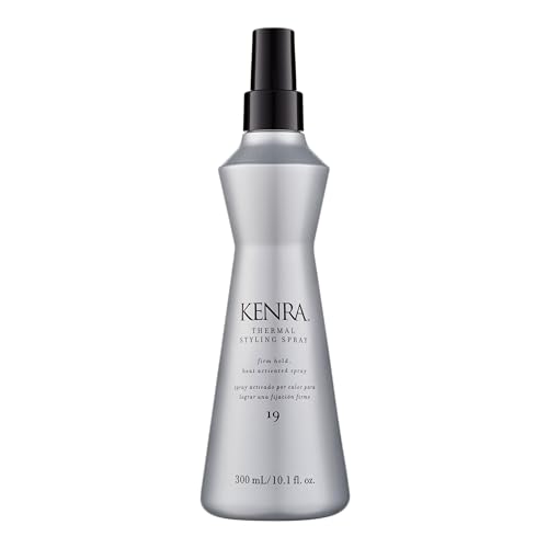 Kenra Professional Thermal Styling Spray 19 | Heat Protection | Firm Hold Heat-Activated | Tames Frizz, Flyaways & Adds Shine | All Hair Types | 10 fl. Oz