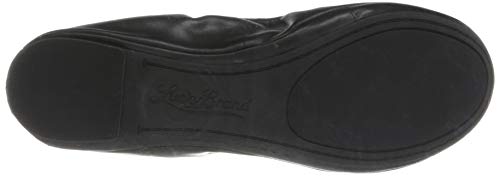 Lucky Brand Women's Emmie Ballet Flat, Black/Leather, 7.5 M US