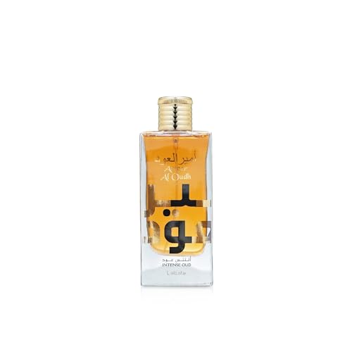 Lattafa Ameer Al Oud Intense Oud for Unisex Eau de Parfum Spray, 3.4 Ounce