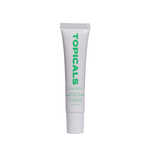 Topicals, Slick Salve Mint Lip Balm, Soothes & Hydrates, 0.5 Fl Oz