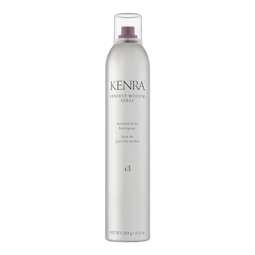 Kenra Professional Perfect Medium Spray 13 50% | Provides Styling Control Without Stiffness | Medium Hold | Fast-Drying Formulation | High Shine Finish | All Hair Types | 10 oz
