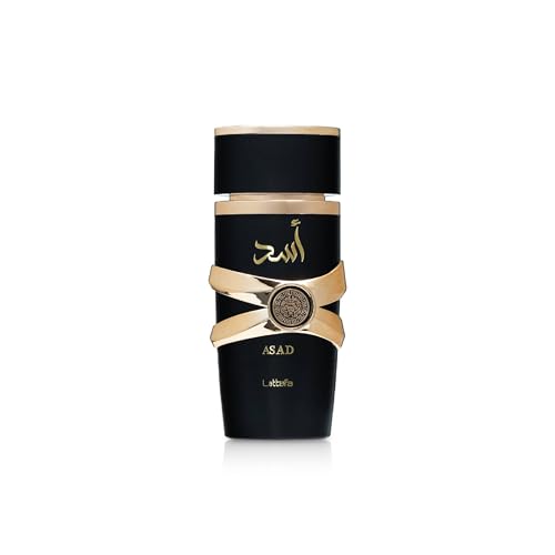 Lattafa Imported Long Lasting Luxury Perfume Spray Asad Premium Refreshing Oud and Musk Fragrances Eau De Parfum 100 ml Perfume for Unisex