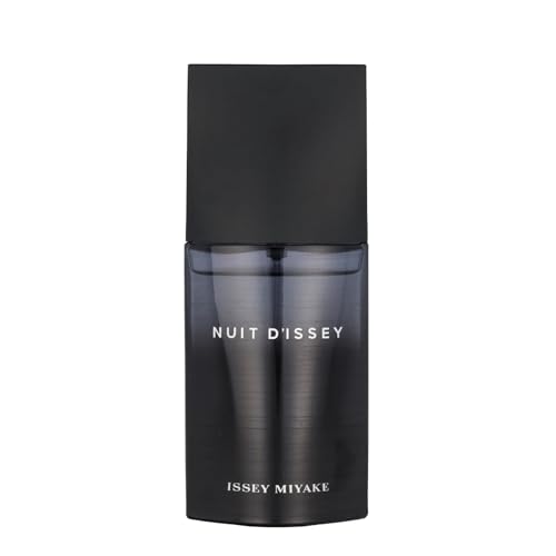 Issey Miyake Nuit d'Issey Eau de Toilette - Fragrance for Men - Leathery, Woody, Fresh - With Notes of Bergamot, Leather Accord, Vetiver Essence, Patchouli & Dark Woods Accord - 4.2 oz