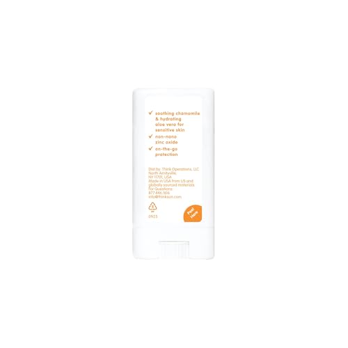 Thinkbaby Baby Sunscreen Stick for Sensitive Skin SPF 30, 0.64oz, Vegan