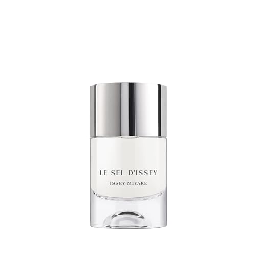 Issey Miyake Le Sel d'Issey Eau de Toilette - Fresh Woody Marine Fragrance for Men - With Salt Accord, Marine Seaweed, Ginger & Cedarwood - 1.7 oz - Refillable