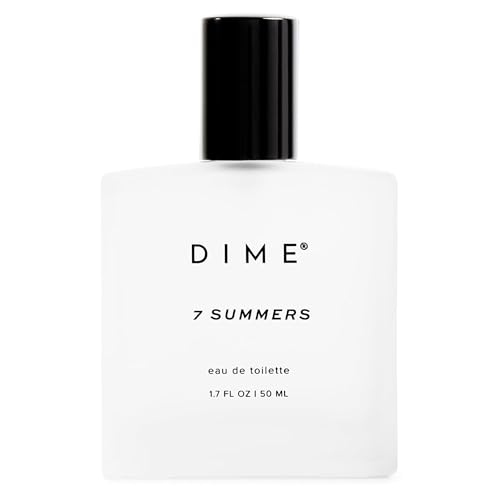 DIME Beauty 7 Summers Perfume for Women - Sweet Floral Eau de Toilette with Bergamot, Vanilla Orchid and Coconut, Clean, Vegan, Cruelty-Free Fragrance, 1.7 oz / 50 ml