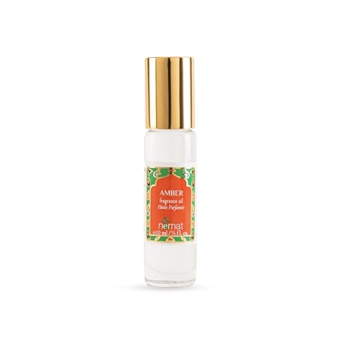 Nemat Amber Perfume Oil Roll-On for Women & Men, 10 ml