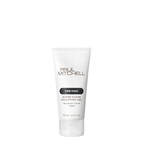 Paul Mitchell Super Clean Sculpting Gel, Firm Hold, Maximum Control + Shine, For All Hair Types, 2.5 oz