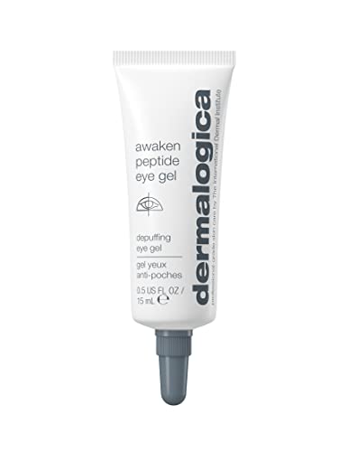 Dermalogica Awaken Peptide Eye Gel, Reduces Puffiness and Wrinkles, 0.5 fl oz
