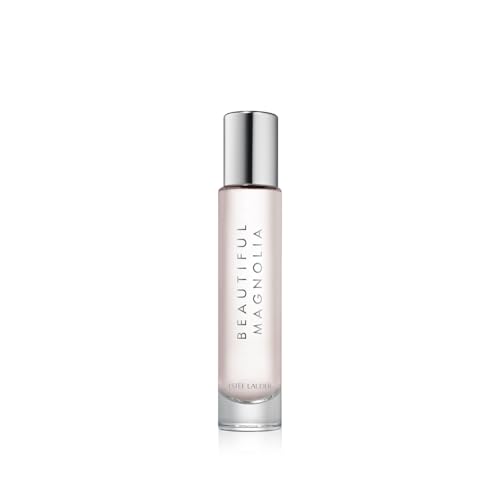Estée Lauder Beautiful Magnolia Eau de Parfum Spray with Notes of Lush Magnolia, Solar Gardenia, Warm Woods & Luminous Musk | Floral Perfume for Women | Perfumes for Women, Travel Size, 0.34 Fl Oz