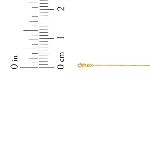 Floreo 14k Yellow Gold 1.1" Greek Key Jesus Crucifix Two-Tone Cross Charm Pendant with Adjustable Chain Necklace, 18 Inch