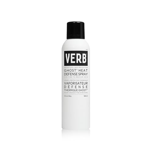 VERB Ghost Heat Defense Spray, 5.5 oz, Fine Hair Weightless Heat Protectant