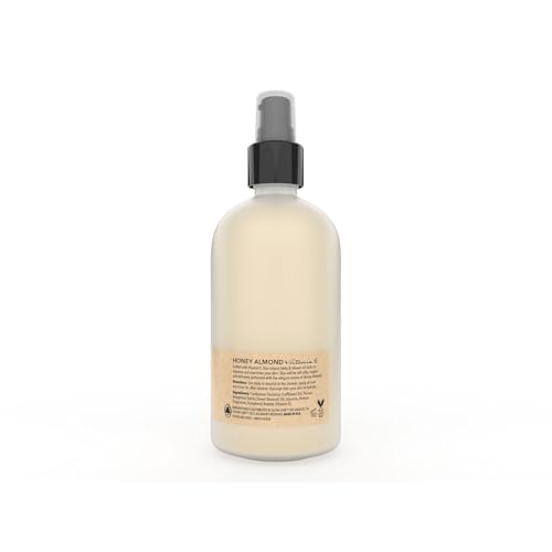 Olivia Care Honey Almond Body & Shower Oil with Vitamin E – Nourishing Moisturizing Oil, 8 fl oz