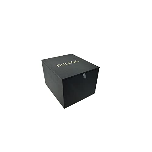 Bulova Men's Marine Star Series C Stainless Steel 6-Hand Chronograph Quartz Watch, Black Dial Style: 96B272