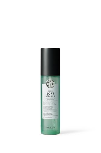 Maria Nila True Soft, Moisturizing Argan Oil For Dry Brittle Hair, Argan Oil Remoisturises & Reduces Frizz, 100% Vegan & Sulfate/Paraben free, 3.4 Fl Oz