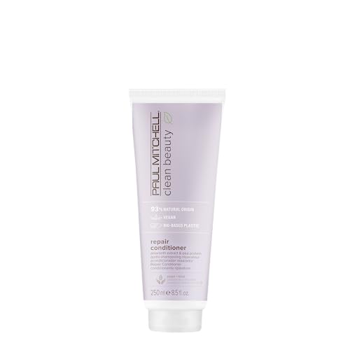 Paul Mitchell Clean Beauty Repair Conditioner, Strengthens, Balances Moisture, For Damaged, Brittle Hair, 8.5 fl. oz.