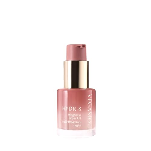 VEGAMOUR HYDR-8 Weightless Repair Oil Travel Size, Hair Oil Formulated Without Silicones For All Hair Types Especially Fine & Thin Hair, Marula & Chia Seed Oil, 0.5 Fl. Oz.