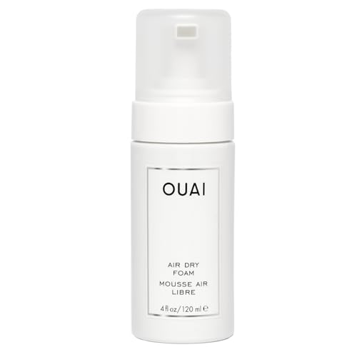 OUAI Air Dry Foam - Hair Mousse for Curly Hair & Beach Waves (4 oz)