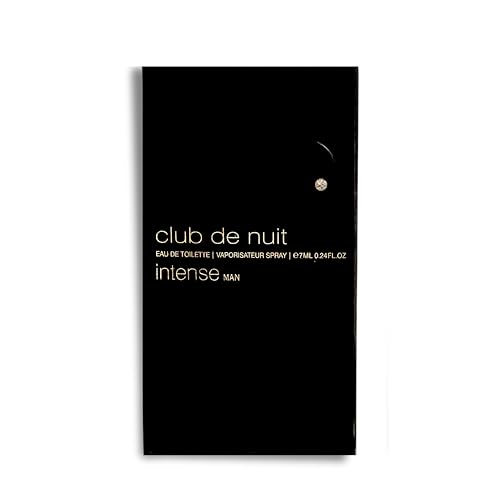 Armaf Club De Nuit Intense – Fruity, Floral, Woody, Amber – Eau de Toilette Vial Spray for Men, 0.24 oz / 7 ml
