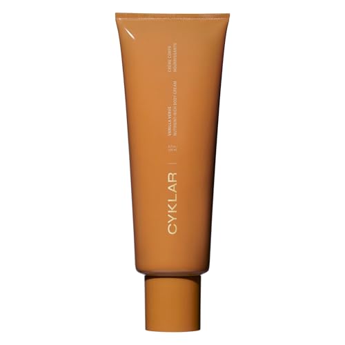 CYKLAR Hydrating Body Cream, 48-Hr Moisture & Non-Greasy - Vanilla Verve