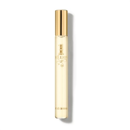 Rabanne 1 Million Eau de Toilette - Long Lasting Designer Fragrance for Men with Mandarin, Cinnamon & Amber - Travel Size Luxury Men's Perfume Spray, 0.34 oz