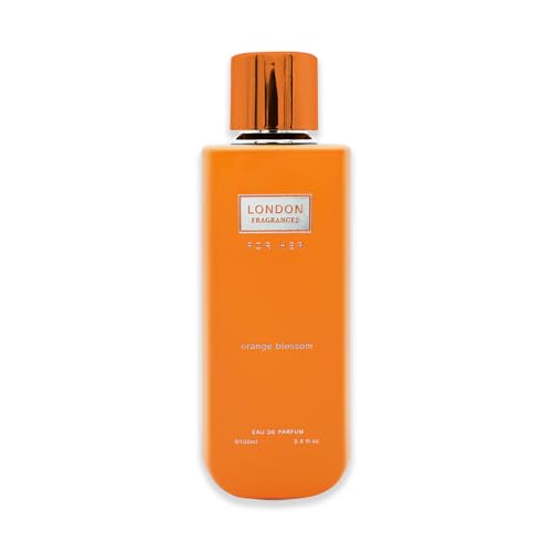 Fine Perfumery London Fragrances - Orange Blossom - Womens Perfume - Floral, Citrus Fragrances - Eau de Parfum - Musk, Rose Perfume for Women - 3.4 oz