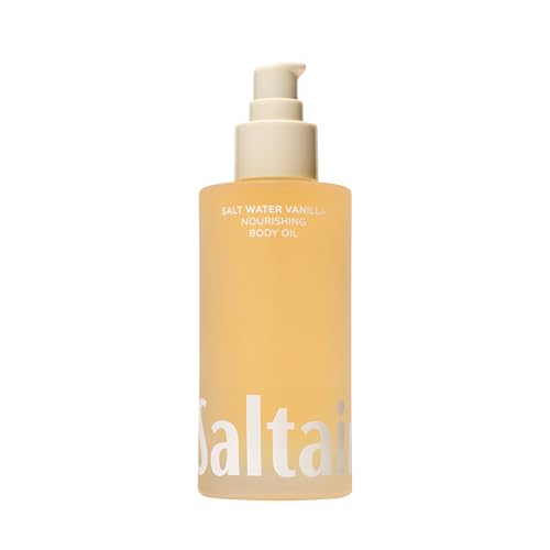 Saltair Nourishing Body Oil | Lightweight Glow | Salt Water Vanilla, 4 oz