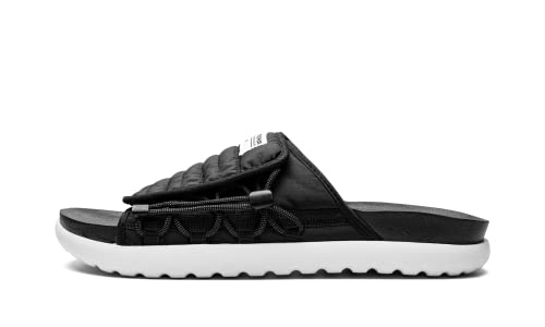Nike mens Asuna 2 Slides Slippers, Black/Dark Grey/White/Black, 9