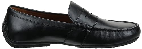 POLO RALPH LAUREN Men's Reynold Driver Loafer, Black, 10.5 M US