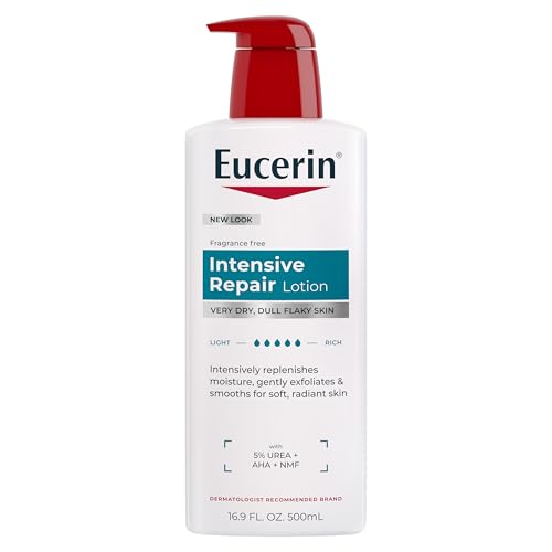 Eucerin Intensive Repair Body Lotion with Urea, AHA and NMF, 16.9 FL OZ