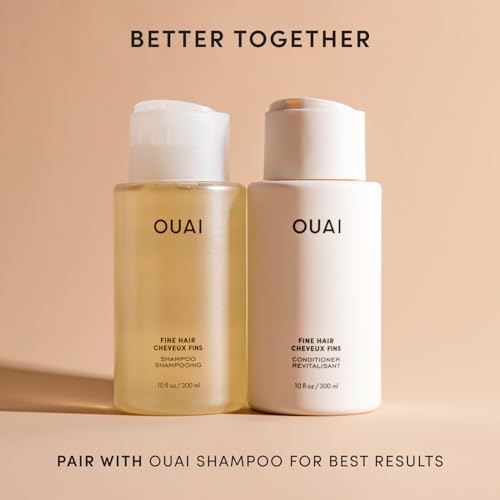 OUAI Fine Hair Conditioner Travel Size - Volumizing Conditioner (3 oz)