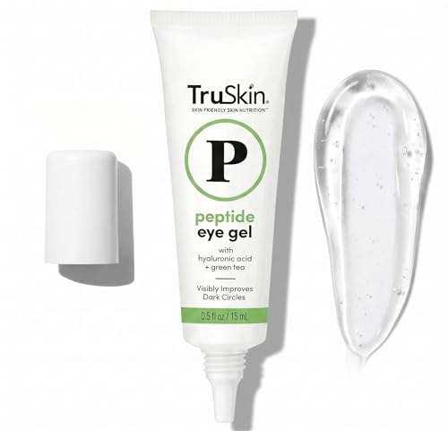 TruSkin Peptide Eye Cream Gel for Dark Circles, 0.5 fl oz