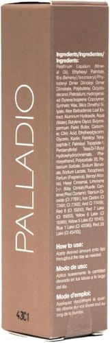 Palladio Butter Balm - Hydrating Lip Balm with Sheer Tint, Aloe, Peptides, Shea Butter, and Vegan Formulation for Instant Moisture, Shine, and Soothing Lip Care, Caramel Glazed