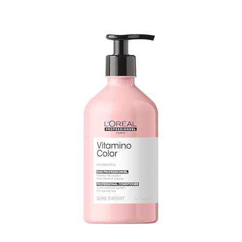 L'Oréal Professionnel Paris Vitamino Color Conditioner - Protects & Preserves Hair Color, Enhances Hair Shine & Vibrancy, Moisturizes & Detangles, Vegan