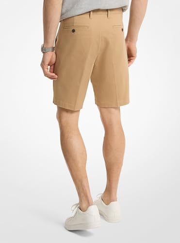 Michael Kors Men's Cotton Stretch Short, Khaki, 33