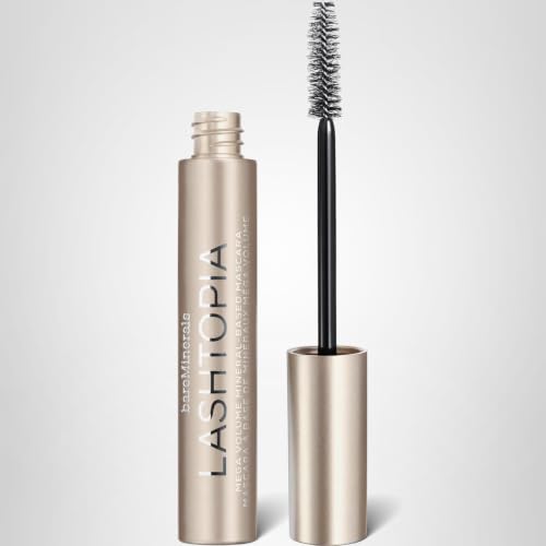 bareMinerals Lashtopia Mega Volume Mascara, Ultimate Black, 0.4 oz