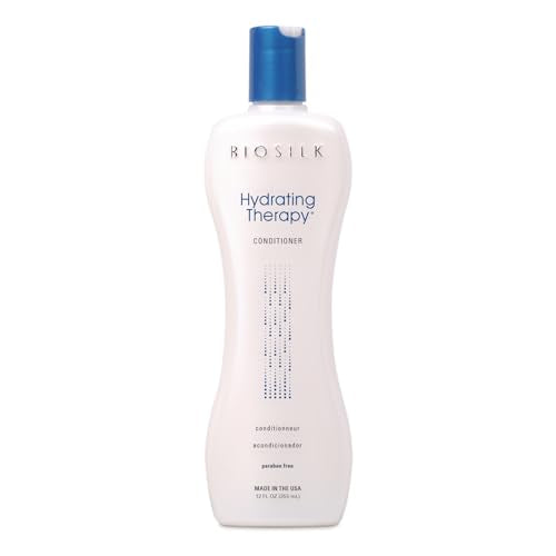 BioSilk Hydrating Conditioner, Replenishes Moisture For Strong & Smooth Hair, Sulfate, Paraben, & Cruelty-Free, 12 Oz