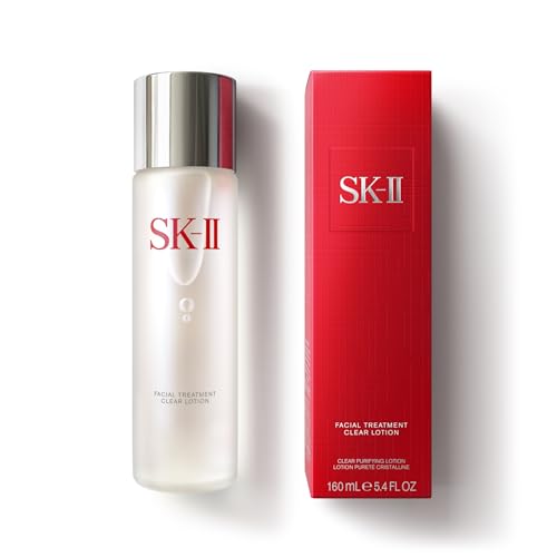 SK-II Facial Treatment Clear Lotion - Hydrating Face Toner with AHAs to Exfoliate & Visibly Improve Texture - Gentle Facial Toner Made with Salicylic & Lactic Acid for a More Even Skin Tone (5.4 oz)