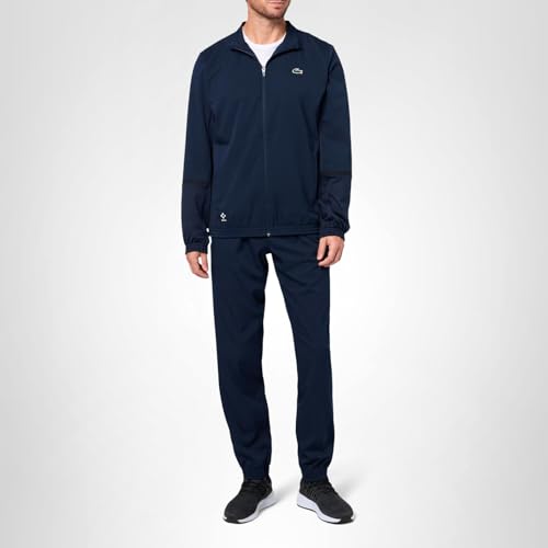 Lacoste Men's Tennis x Daniil Medvedev Tracksuit, Navy Blue/Navy Blue, Large