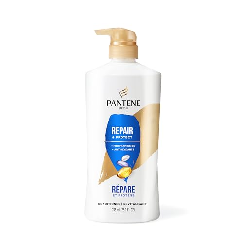Pantene Conditioner, Repair & Protect - Pro-V Nutrients, 2x Breakage Protection for Dry, Color-Treated Hair, Healthy Looking Hair Every Wash, Antioxidant-Rich, Paraben Free, 25.1 Fl Oz