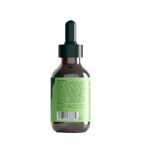 Rosemary Oil for Thinning Hair – Boosts Circulation, Relieves Itchy & Dry Scalp, Strengthens Hair & Eyebrow & Eyelash Health – Suitable for Men & Women, All Hair Types (60ml/2oz) (Pack of 1)