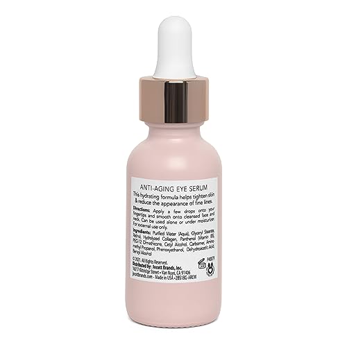 Pearlesssence Anti-Aging Eye Serum with Retinol & Collagen - Helps Reduce Fine Lines & Wrinkles | Gentle & Lightweight Formula | Plumps & Tightens (1oz)