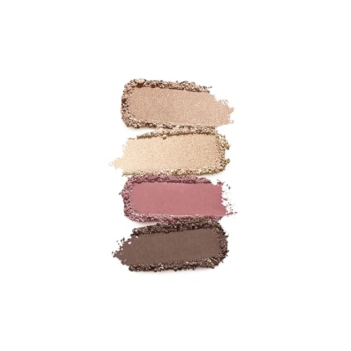 Kiko Milano Bright Quartet Eyeshadow Palette 02 | Palette With Four Baked Eyeshadows For Wet And Dry Use